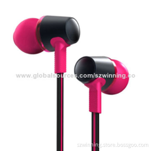 Stylish metallic earphone, performed perfect sound